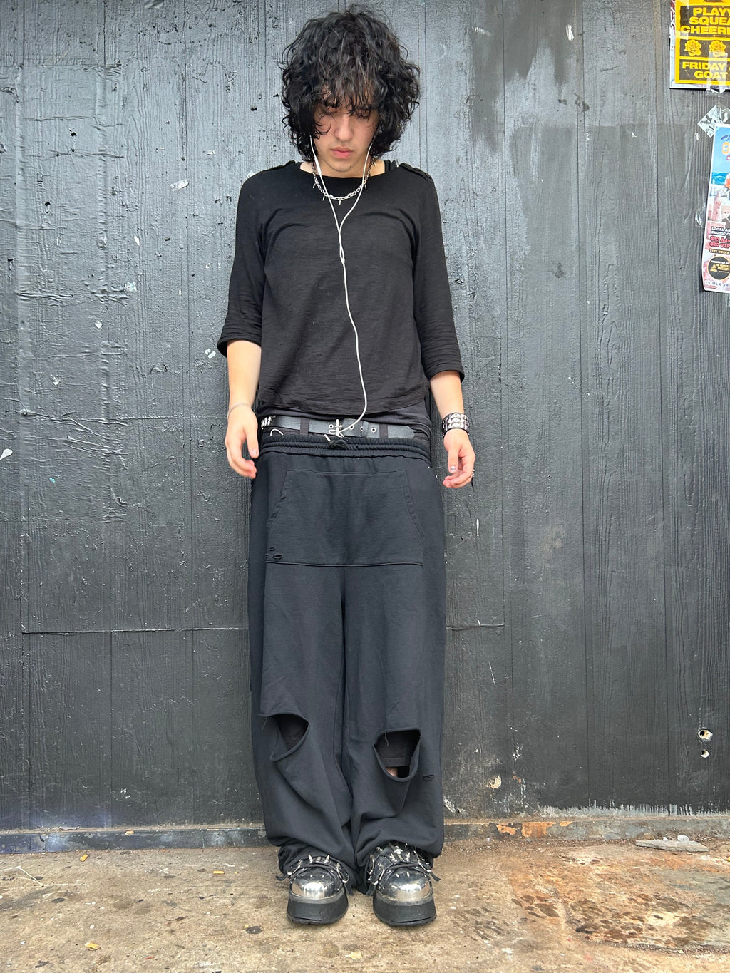 "Kangaroo Pouch" sweatpants